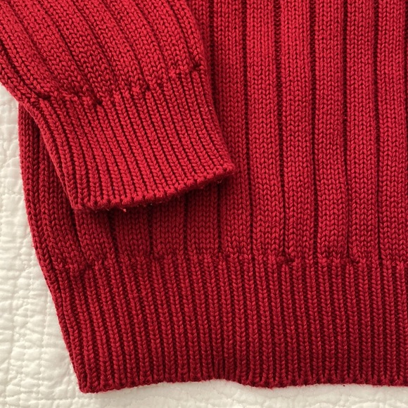 GORGEOUS Red Sweater - Large - Picture 2 of 6